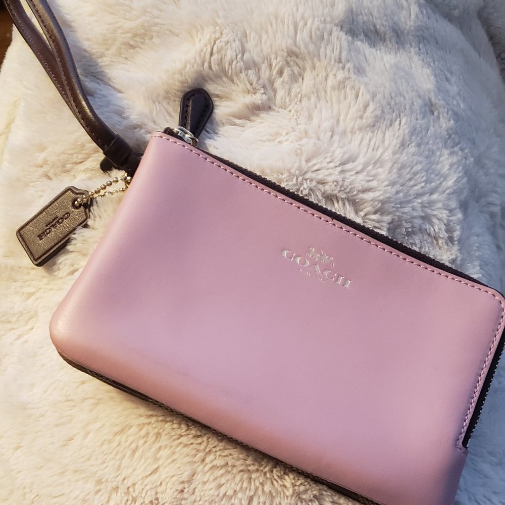 Coach Double Zip Wristlet